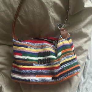 Colorful Striped Women's Bag